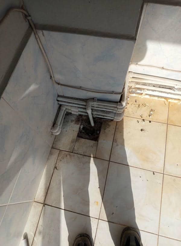 Duş Gideri Açma saha kontrolü