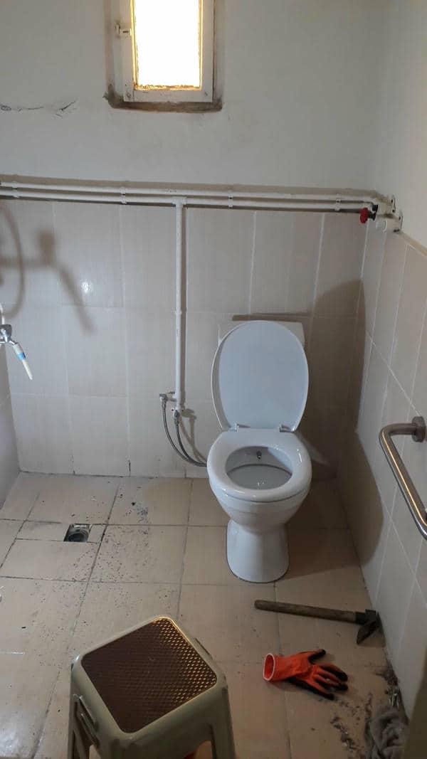 Mamak banyo gider müdahalesi